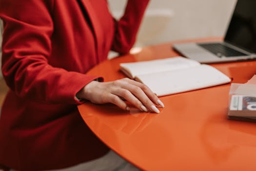 professional manicure setup