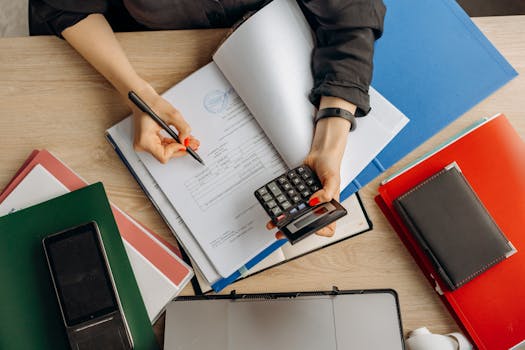 well-organized financial records