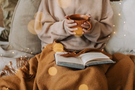 cozy fall salon decor